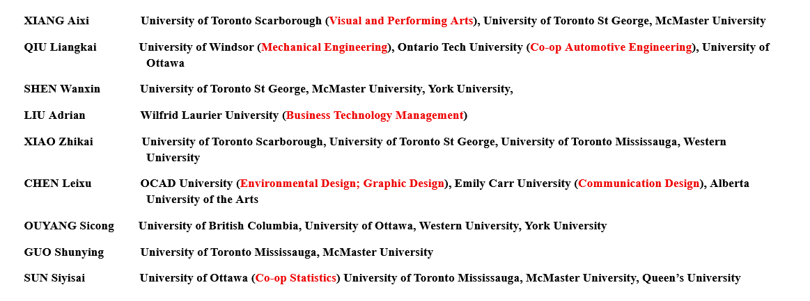 2025 university offer list — page 2