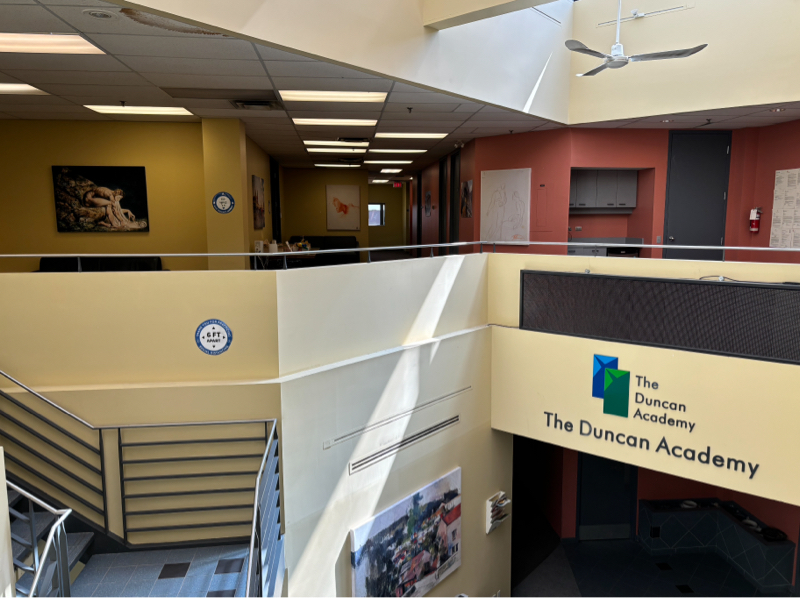 The Duncan Academy student hall