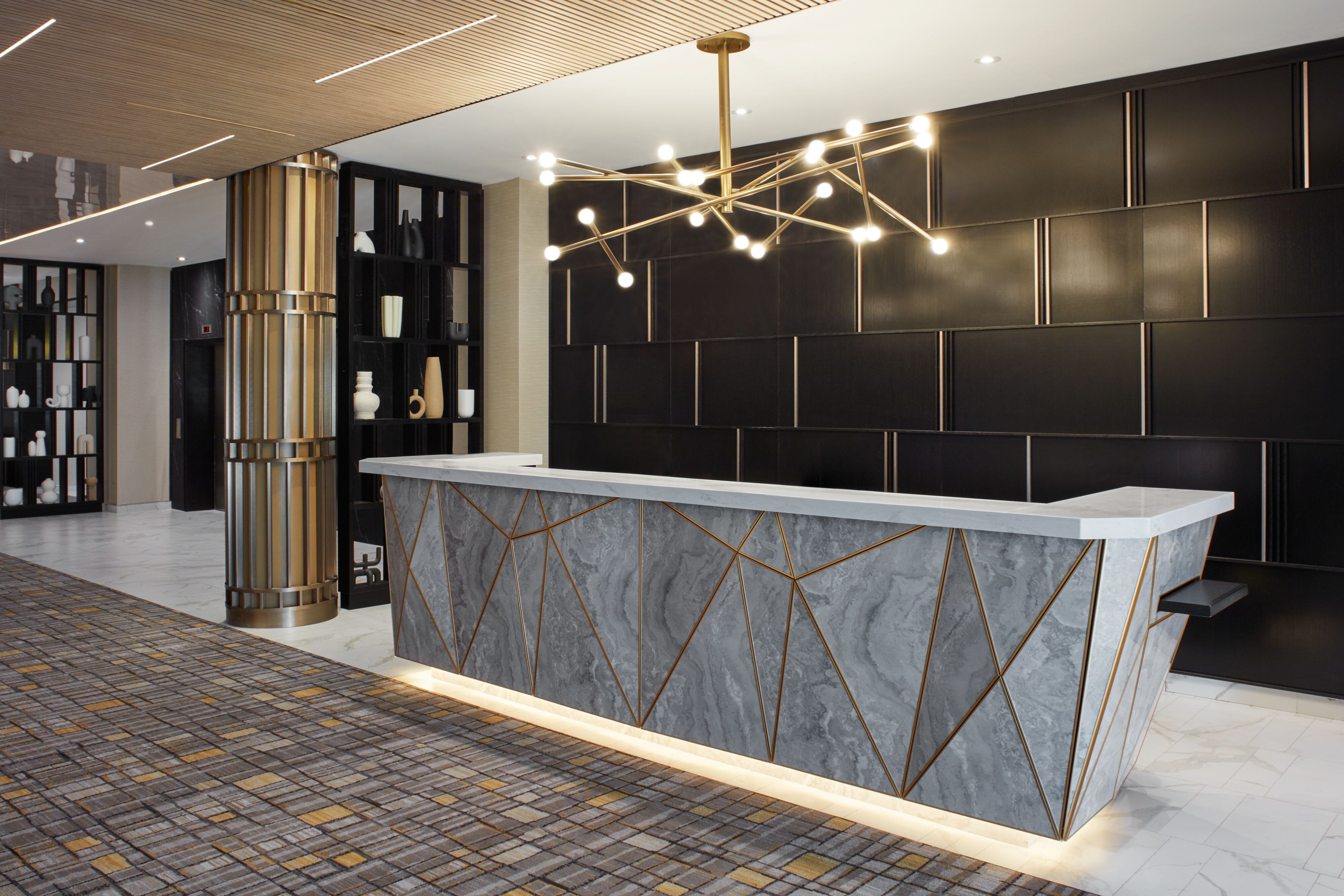 Student residence lobby