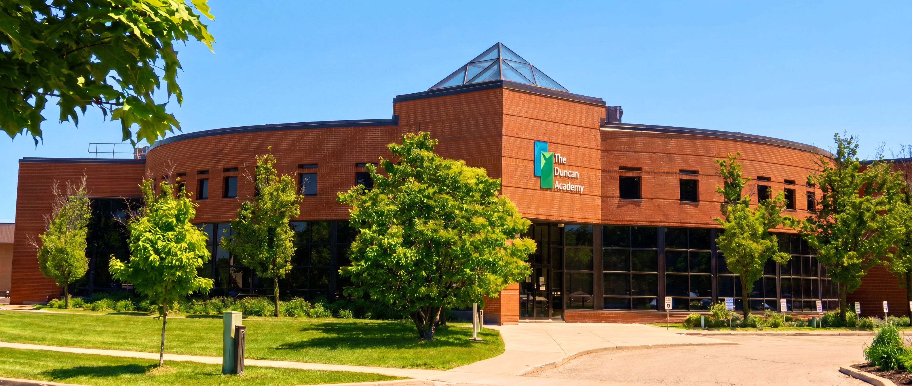 The Duncan Academy school building